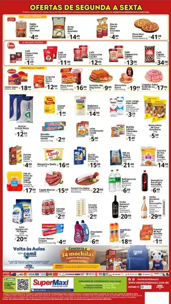 Catálogo SuperMaxi em Lagoa Dourada | OFERTAS DE SEGUNDA A SEXTТА | 2026-02-02T00:00:00.000Z - 2026-02-06T00:00:00.000Z