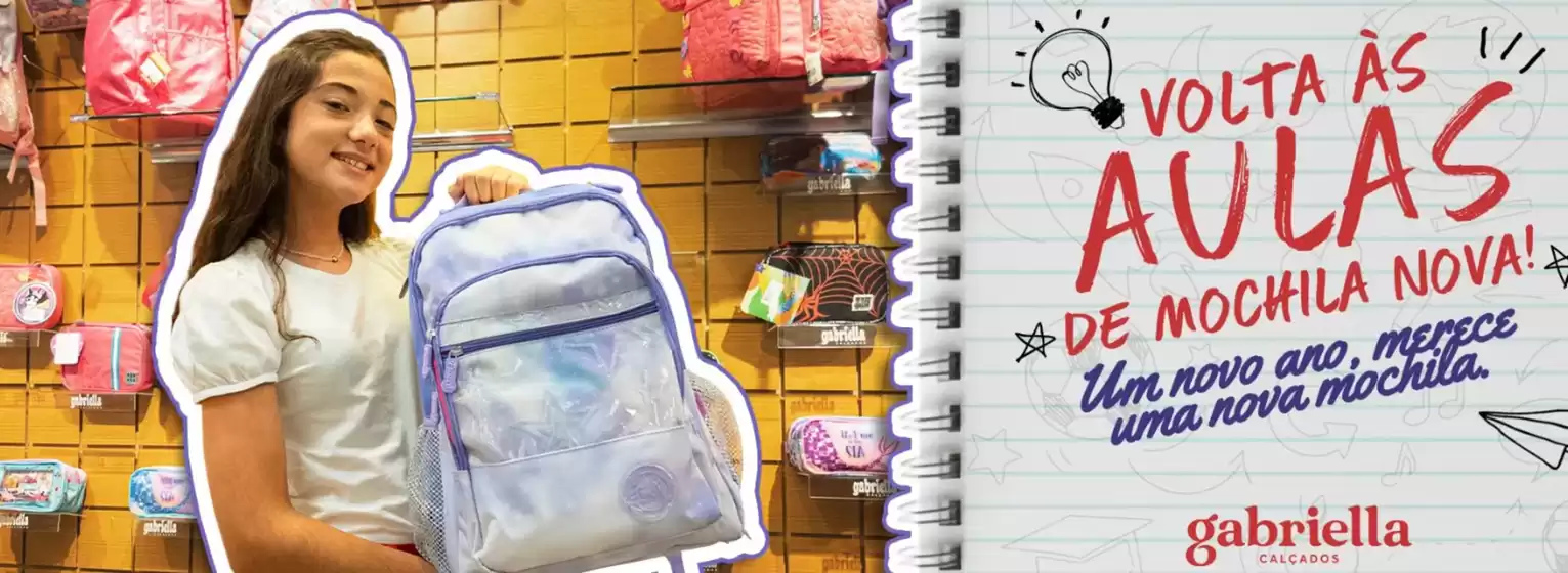 Catálogo Gabriella Calçados em Belém | Volta às aulas | 2026-02-02T00:00:00.000Z - 2026-03-02T00:00:00.000Z
