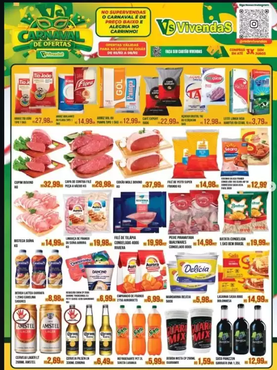 Catálogo Vivendas Supermercado em Santo André | Carnaval De Ofertas | 2026-02-02T00:00:00.000Z - 2026-02-08T00:00:00.000Z