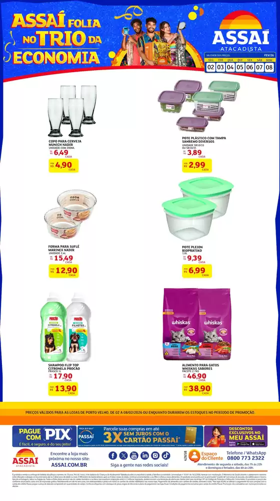 Catálogo Assaí Atacadista em Piedade | Novas ofertas para descobrir | 2026-02-02T00:00:00.000Z - 2026-02-08T00:00:00.000Z