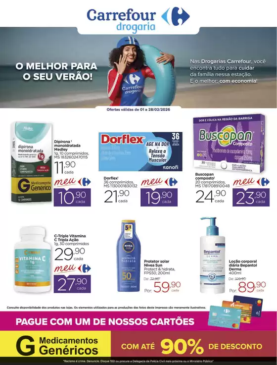Catálogo Drogarias Carrefour em Fortaleza | Nossas melhores ofertas para você | 2026-02-02T00:00:00.000Z - 2026-02-28T00:00:00.000Z