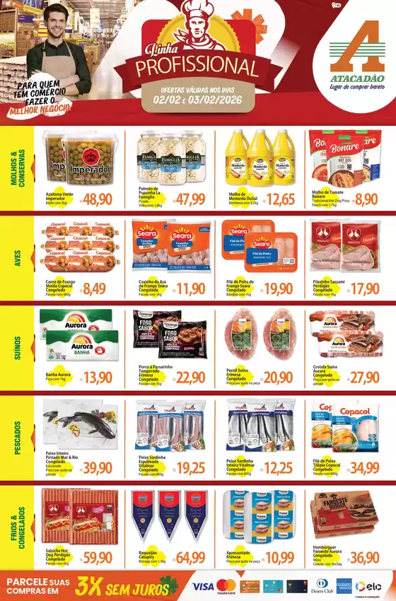 Catálogo Atacadão em Contagem | Atacadão - Linha Profissional | 2026-02-02T00:00:00.000Z - 2026-02-03T00:00:00.000Z