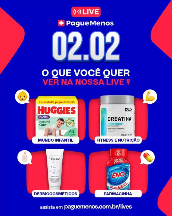 Catálogo Farmácias Pague Menos | Encarte Farmácias Pague Menos | 2026-02-02T00:00:00.000Z - 2026-02-02T00:00:00.000Z