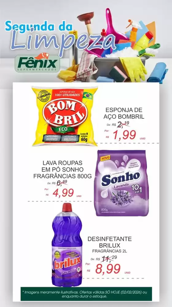 Catálogo Fênix Supermercados em Resende | Segunda da Limpeza | 2026-02-02T00:00:00.000Z - 2026-02-02T00:00:00.000Z