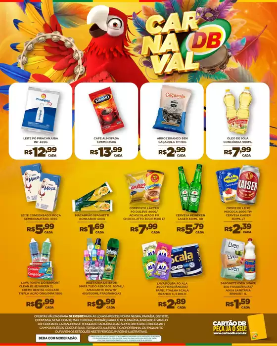 Catálogo DB Supermercados em Curitiba | Carnaval | 2026-02-02T00:00:00.000Z - 2026-02-03T00:00:00.000Z