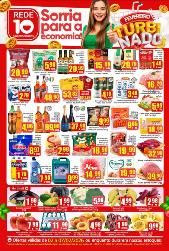 Catálogo Rede 10 em Guarulhos | Ofertas exclusivas | 2026-02-02T00:00:00.000Z - 2026-02-07T00:00:00.000Z