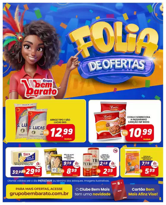 Catálogo Supermercado Bem Barato em Duque de Caxias | Folia De Ofertas | 2026-02-03T00:00:00.000Z - 2026-02-09T00:00:00.000Z