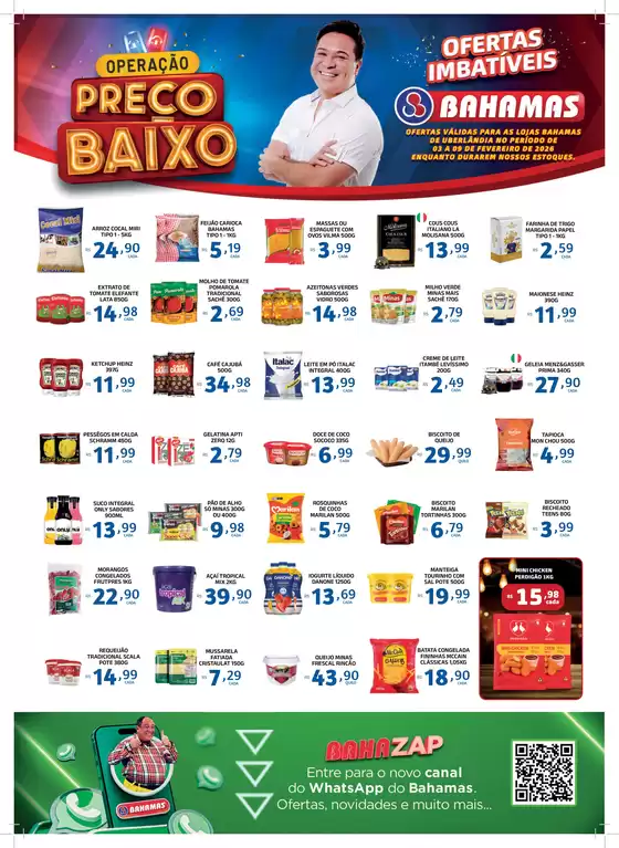 Catálogo Bahamas Supermercados em Itaparica | Operação Preço Baixo | 2026-02-03T00:00:00.000Z - 2026-02-09T00:00:00.000Z