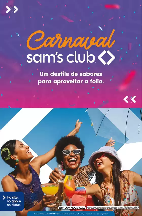 Catálogo Sam's Club em Victor Graeff | Nossas melhores ofertas para você | 2026-02-03T00:00:00.000Z - 2026-02-18T00:00:00.000Z