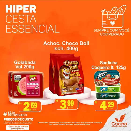 Catálogo Cocipa em Presidente Prudente | Grandes descontos em produtos selecionados | 2026-02-03T00:00:00.000Z - 2026-02-03T00:00:00.000Z