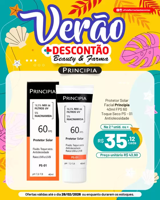 Catálogo Farmácias Descontão em Teixeira de Freitas | Melhores ofertas para todos os clientes | 2026-02-03T00:00:00.000Z - 2026-02-28T00:00:00.000Z