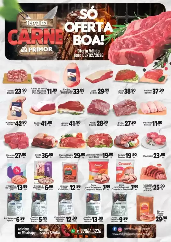 Catálogo Primor Supermercado em Apucarana | Terça Da Carne | 2026-02-03T00:00:00.000Z - 2026-02-03T00:00:00.000Z