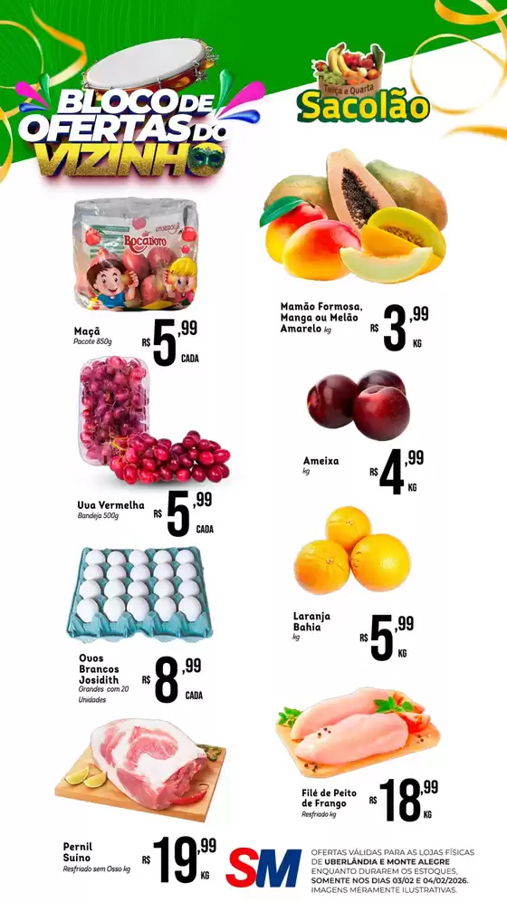 Catálogo SuperMaxi em Apucarana | Sacolão | 2026-02-03T00:00:00.000Z - 2026-02-04T00:00:00.000Z