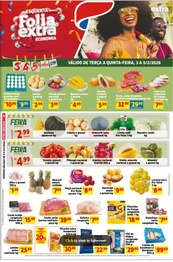 Catálogo Clube Extra em Ipuaçu | Equenta Folia Extra Economia | 2026-02-03T00:00:00.000Z - 2026-02-05T00:00:00.000Z