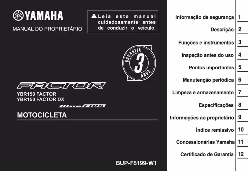 Catálogo Yamaha em Cruzeiro | Yamaha FACTOR 150 - 2025 | 2026-02-03T00:00:00.000Z - 2027-03-31T00:00:00.000Z