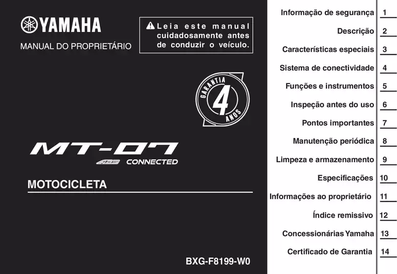 Catálogo Yamaha em Maracajá | Yamaha MT-07 ABS CONNECTED - 2026 | 2026-02-03T00:00:00.000Z - 2027-06-30T00:00:00.000Z