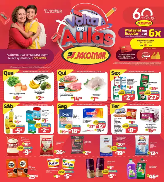 Catálogo Supermercado Jacomar | Volta Às Aulas | 2026-02-04T00:00:00.000Z - 2026-02-10T00:00:00.000Z