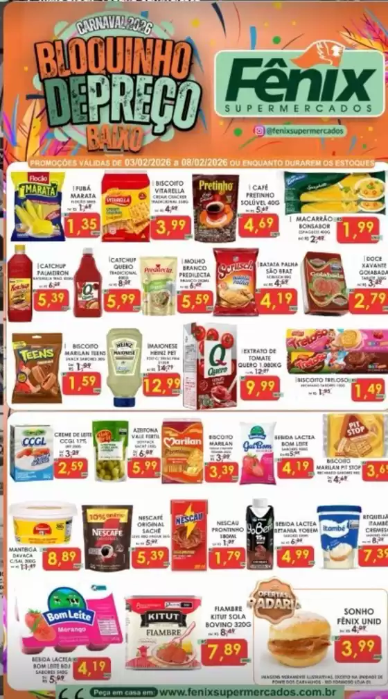 Catálogo Fênix Supermercados em Leopoldina | BLOGUINHO DEPRECO BAIXO | 2026-02-04T00:00:00.000Z - 2026-02-08T00:00:00.000Z