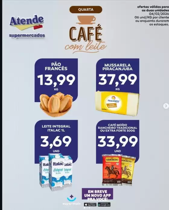 Catálogo Atende Mais em Rio de Janeiro | Quarta Café Com Leite | 2026-02-04T00:00:00.000Z - 2026-02-04T00:00:00.000Z