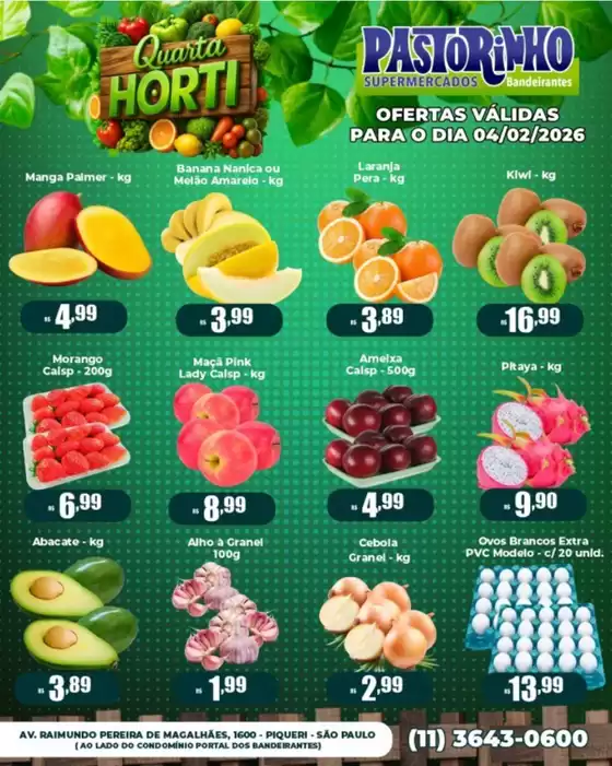 Catálogo Supermercado Pastorinho em Machado | Descontos e promoções | 2026-02-04T00:00:00.000Z - 2026-02-04T00:00:00.000Z