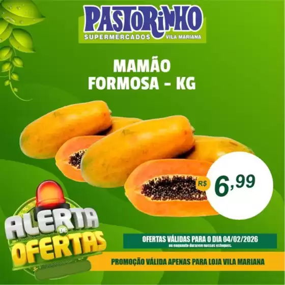 Catálogo Supermercado Pastorinho em Machado | Ofertas exclusivas para nossos clientes | 2026-02-04T00:00:00.000Z - 2026-02-04T00:00:00.000Z