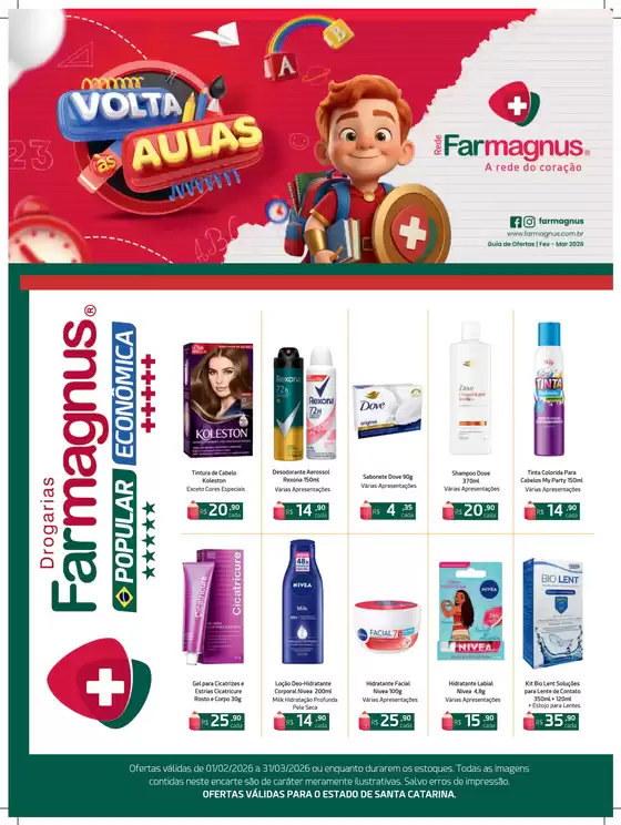 Catálogo Drogarias Farmagnus em Paulínia | Encarte Drogarias Farmagnus | 2026-02-01T00:00:00.000Z - 2026-03-31T00:00:00.000Z