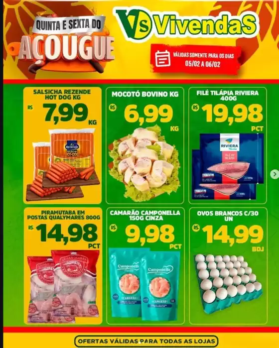 Catálogo Vivendas Supermercado em Turmalina | UINTA E SEXTA DO AÇOUGUE | 2026-02-05T00:00:00.000Z - 2026-02-06T00:00:00.000Z