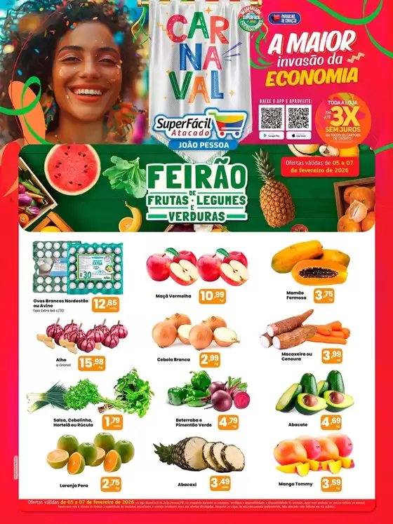 Catálogo SuperFácil Atacado em Sebastianópolis do Sul | Carnaval | 2026-02-05T00:00:00.000Z - 2026-02-07T00:00:00.000Z