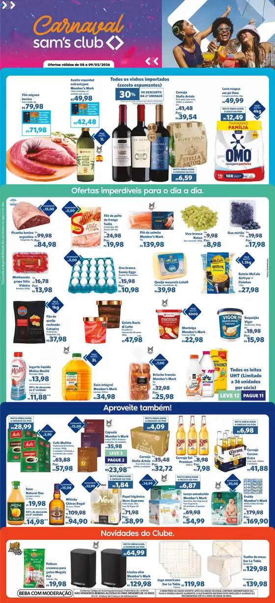 Catálogo Sam's Club | Melhores ofertas para todos os caçadores de pechinchas | 2026-02-05T00:00:00.000Z - 2026-02-09T00:00:00.000Z