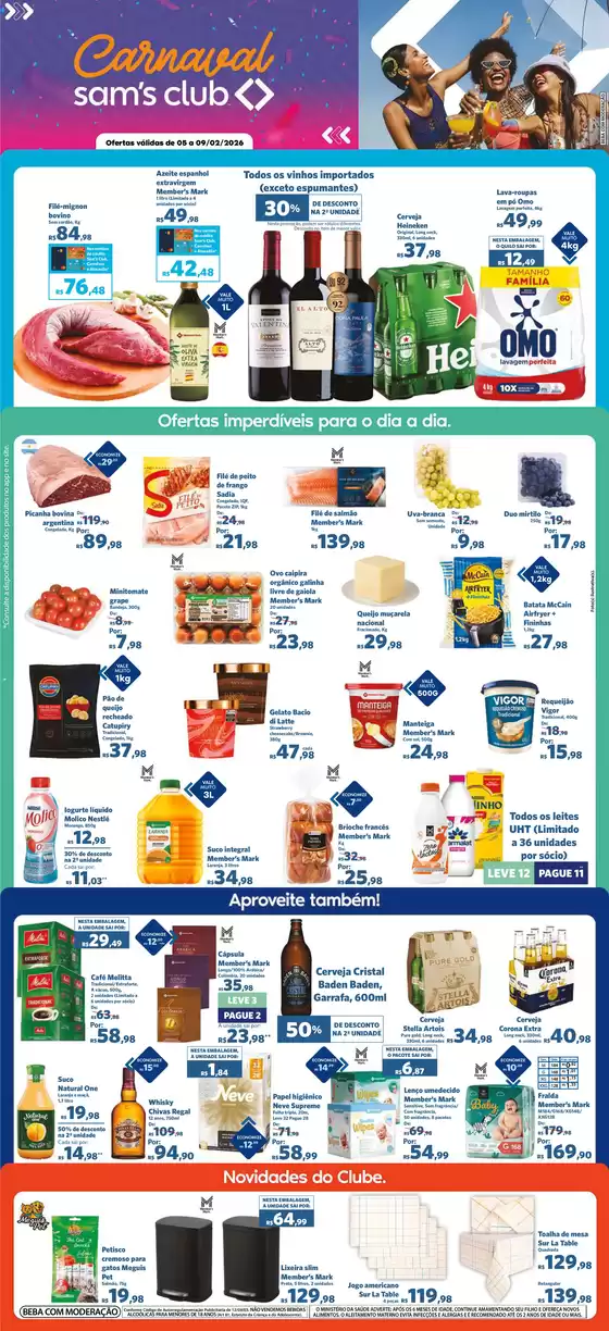 Catálogo Sam's Club em Santo André | Descubra ofertas atraentes | 2026-02-05T00:00:00.000Z - 2026-02-09T00:00:00.000Z