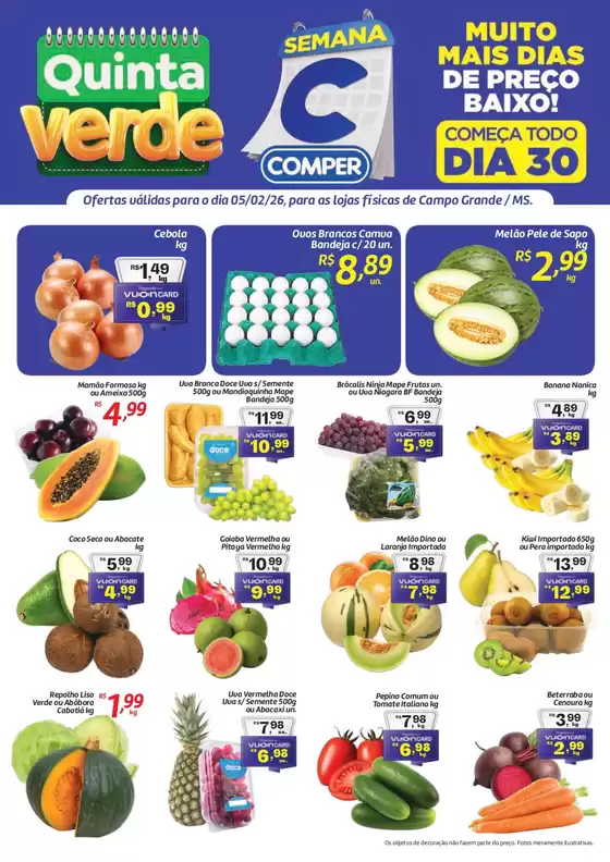 Catálogo Comper em Varginha | Quinta Verde | 2026-02-05T00:00:00.000Z - 2026-02-05T00:00:00.000Z