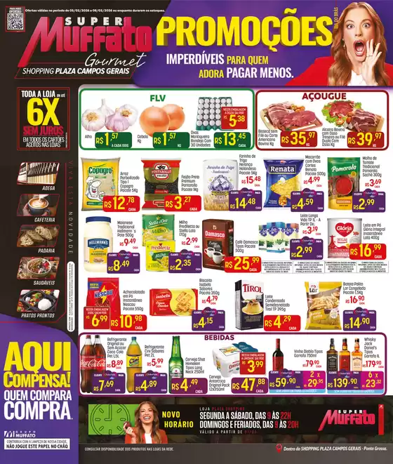 Catálogo Super Muffato em Catanduvas | Melhores ofertas e descontos | 2026-02-05T00:00:00.000Z - 2026-02-08T00:00:00.000Z