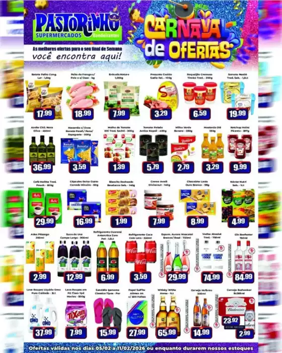 Catálogo Supermercado Pastorinho em Ribeirão Preto | Ofertas exclusivas | 2026-02-05T00:00:00.000Z - 2026-02-05T00:00:00.000Z