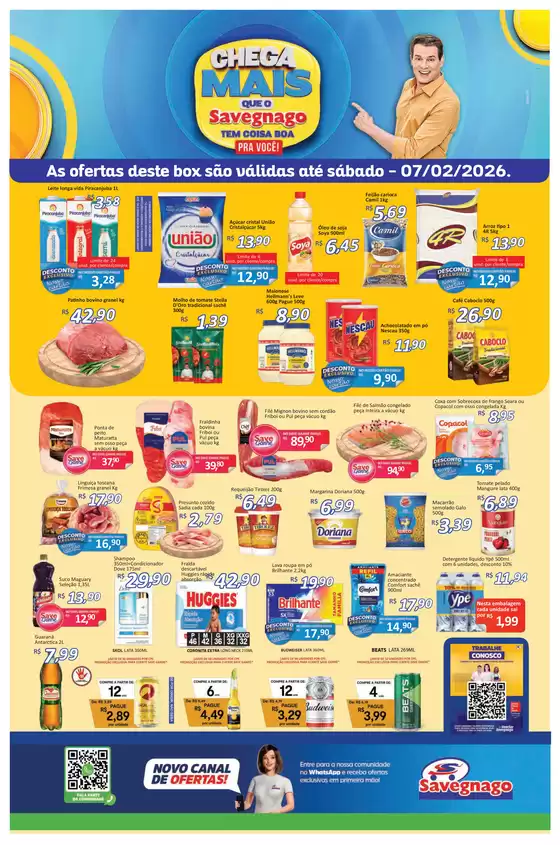 Catálogo Supermercado Savegnago em Manaus | ofertas do Savegnago Jaboticabal | 2026-02-05T00:00:00.000Z - 2026-02-07T00:00:00.000Z