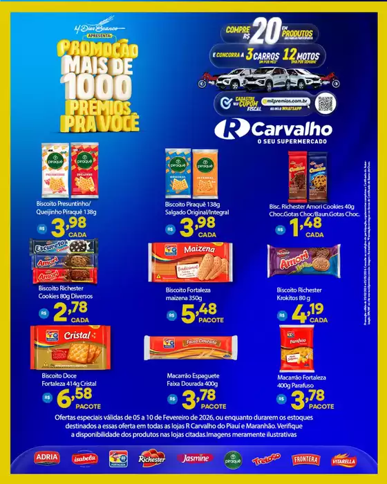 Catálogo R Carvalho Supermercado em Igaraçu do Tietê | Ofertas Especiais  | 2026-02-06T00:00:00.000Z - 2026-02-10T00:00:00.000Z