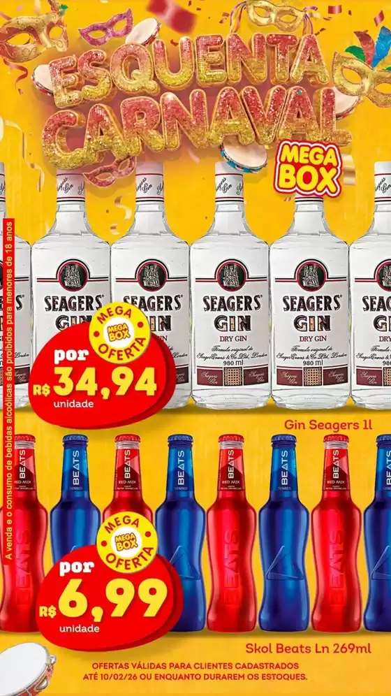 Catálogo Mega Box em Igaraçu do Tietê | Equenta Carnaval | 2026-02-06T00:00:00.000Z - 2026-02-10T00:00:00.000Z