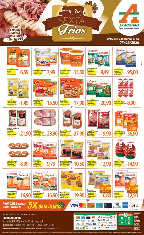 Catálogo Atacadão | Atacadão - Sexta Frios | 2026-02-06T00:00:00.000Z - 2026-02-06T00:00:00.000Z