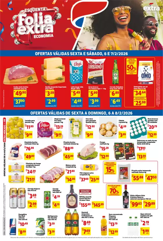 Catálogo Extra em Piraju | Grandes descontos em produtos selecionados | 2026-02-06T00:00:00.000Z - 2026-02-08T00:00:00.000Z