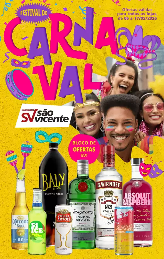 Catálogo Supermercados São Vicente em Piraju | Melhores ofertas para compradores econômicos | 2026-02-06T00:00:00.000Z - 2026-02-17T00:00:00.000Z