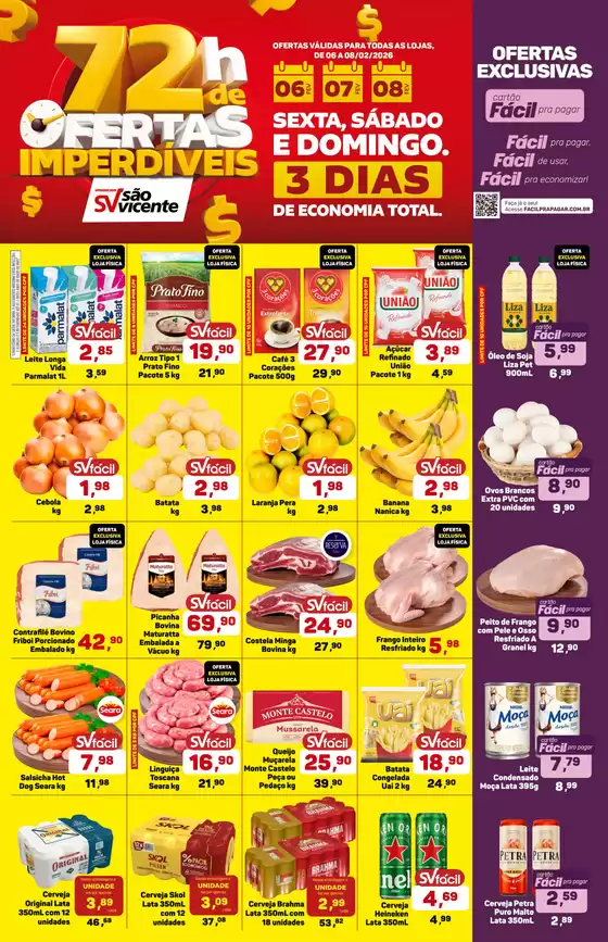 Catálogo Supermercados São Vicente em Dois Córregos | Novas ofertas para descobrir | 2026-02-06T00:00:00.000Z - 2026-02-08T00:00:00.000Z