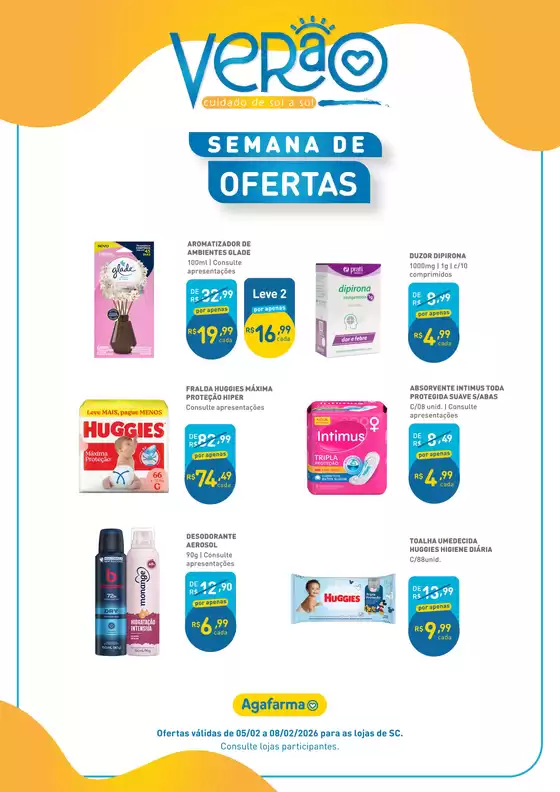 Catálogo Agafarma em São Caitano | Ofertas SC | 2026-02-05T00:00:00.000Z - 2026-02-08T00:00:00.000Z