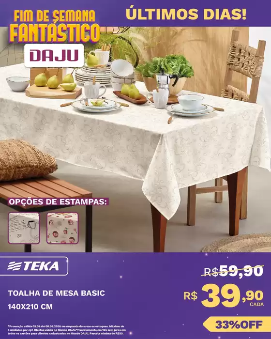 Catálogo Daju em Maceió | Ofertas para caçadores de pechinchas | 2026-01-05T00:00:00.000Z - 2026-02-08T00:00:00.000Z