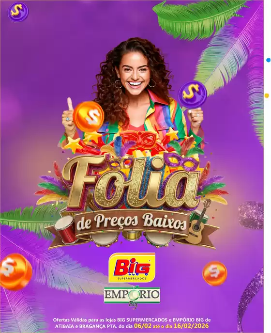 Catálogo Big Supermercados em Rio de Janeiro | Folia De Preço Baixo | 2026-02-06T00:00:00.000Z - 2026-02-16T00:00:00.000Z