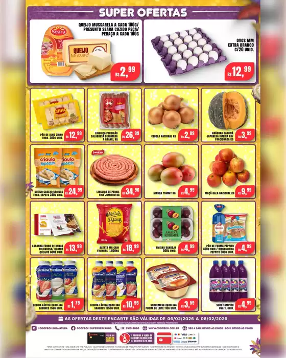 Catálogo CoopBom em Aracaju | PLANTÃO DA FOLIA | 2026-02-06T00:00:00.000Z - 2026-02-08T00:00:00.000Z