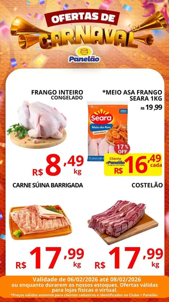 Catálogo Panelão Supermercados em Santa Rita | Carnaval De Ofertas | 2026-02-06T00:00:00.000Z - 2026-02-08T00:00:00.000Z