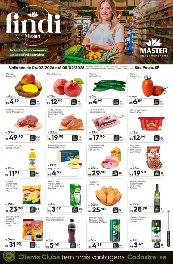Catálogo Master Supermercados em Ipumirim | Findi Master | 2026-02-06T00:00:00.000Z - 2026-02-08T00:00:00.000Z