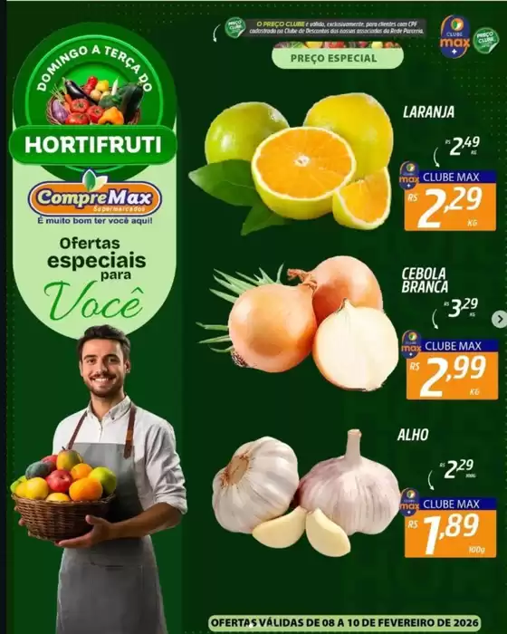 Catálogo CompreMax | Hortifruti  | 2026-02-09T00:00:00.000Z - 2026-02-10T00:00:00.000Z