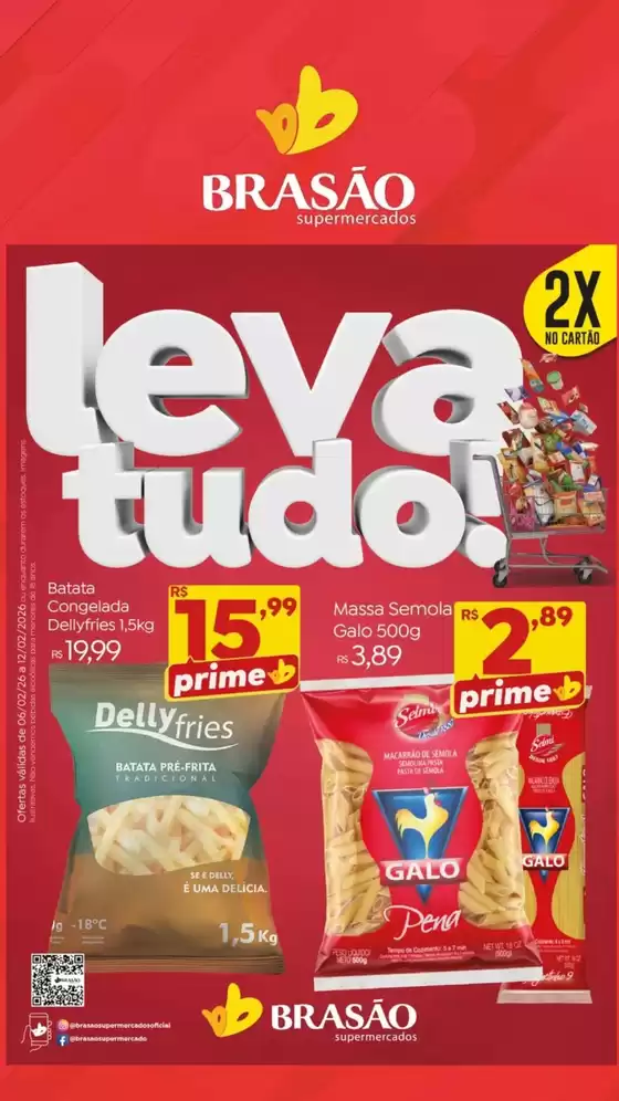 Catálogo Brasão Supermercados | Leva Tudo | 2026-02-09T00:00:00.000Z - 2026-02-12T00:00:00.000Z