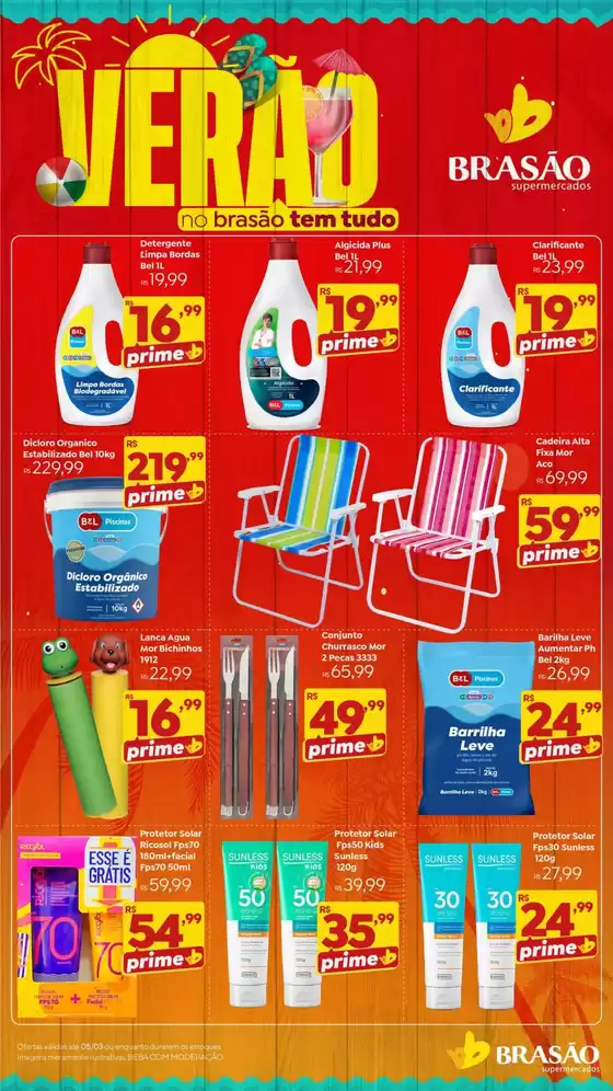 Catálogo Brasão Supermercados | Verão | 2026-02-09T00:00:00.000Z - 2026-03-05T00:00:00.000Z