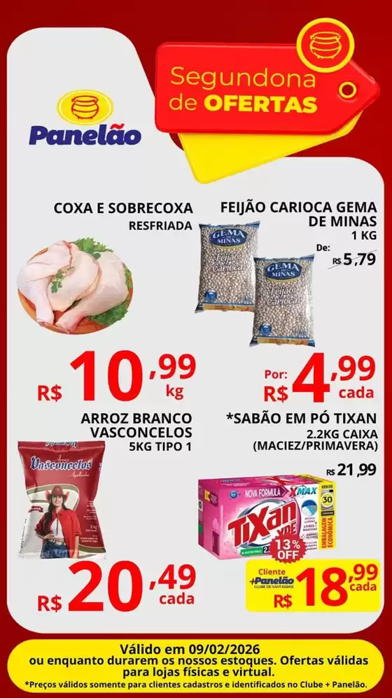 Catálogo Panelão Supermercados | Segundona de OFERTAS | 2026-02-09T00:00:00.000Z - 2026-02-09T00:00:00.000Z